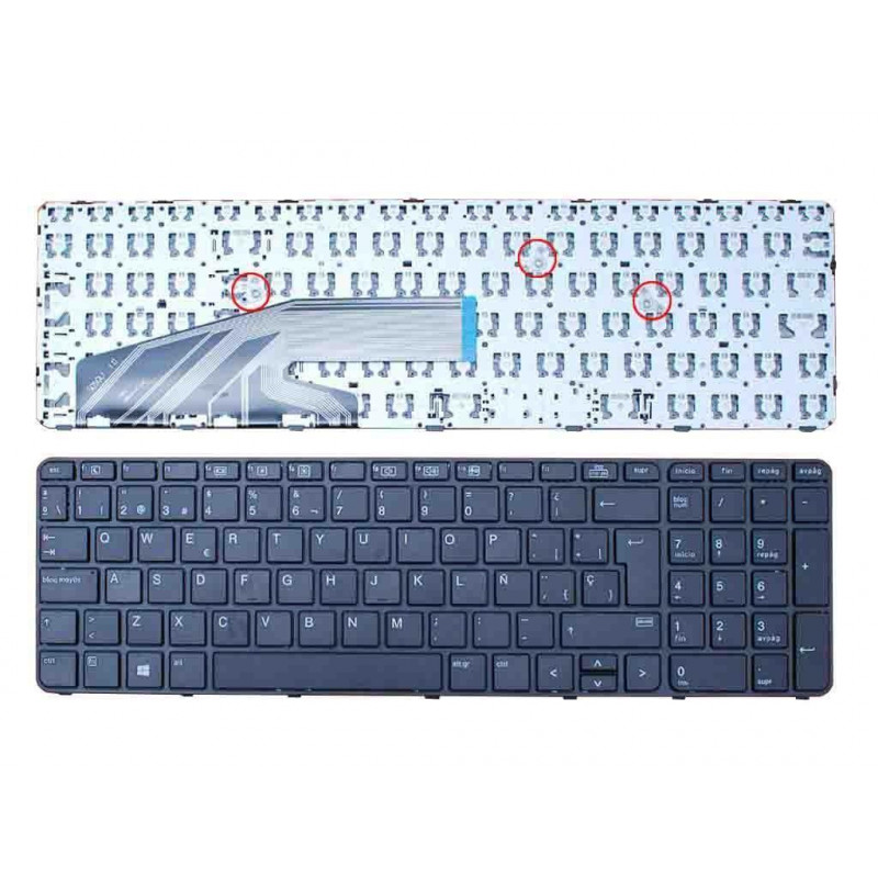 TECLADO PARA PORTÁTIL HP PROBOOK 450 G3 455 G3 470 G3 WIN8