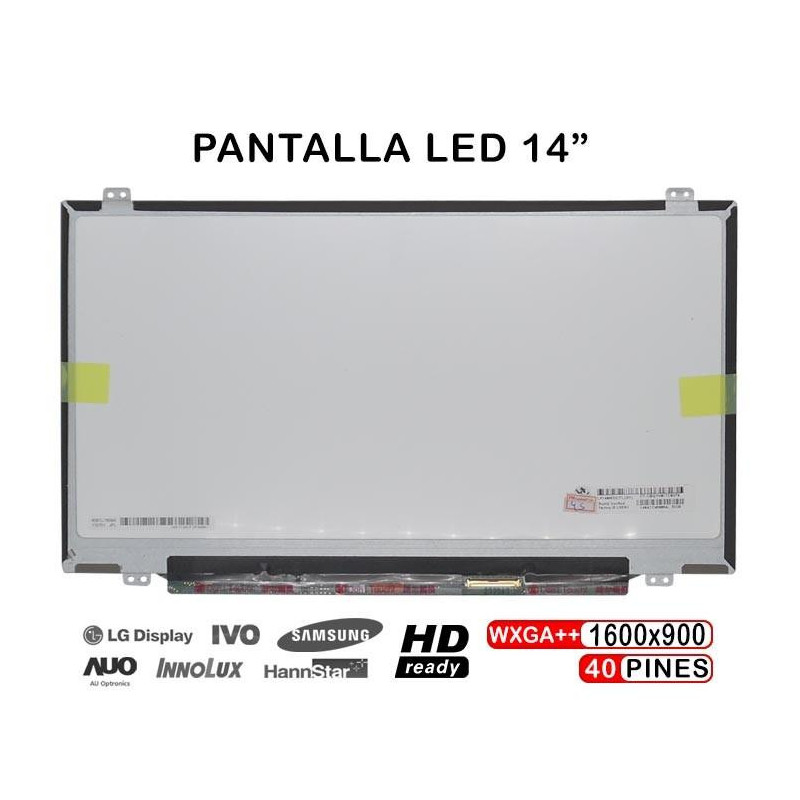 PANTALLA LED DE 14" PARA PORTÁTIL LENOVO THINKPAD T420 LP140WD TL D1