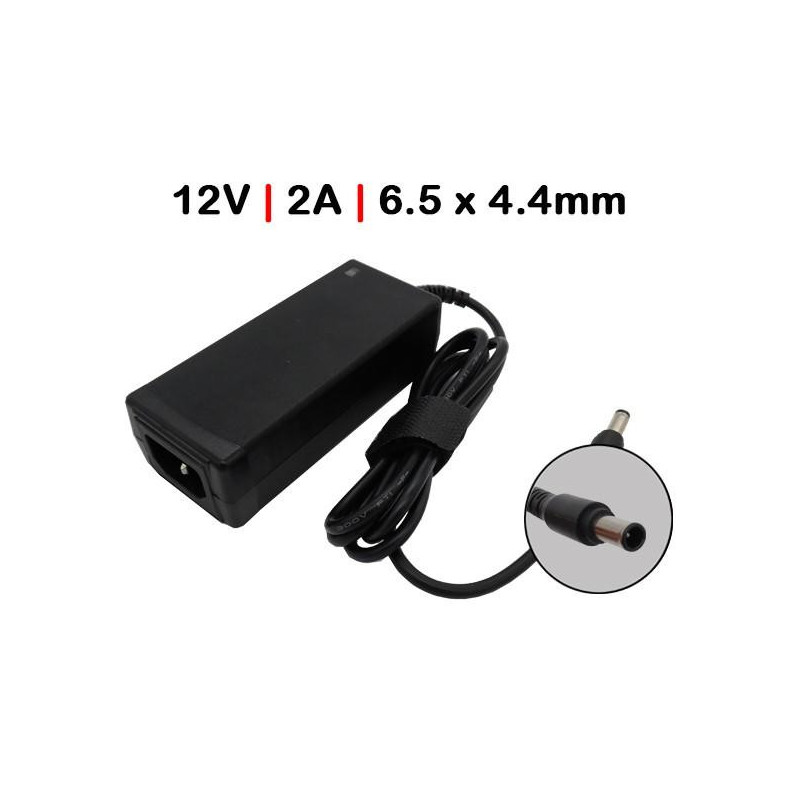 CARGADOR PARA MONITOR 12V 2A 6.5 X 4.4MM 24W