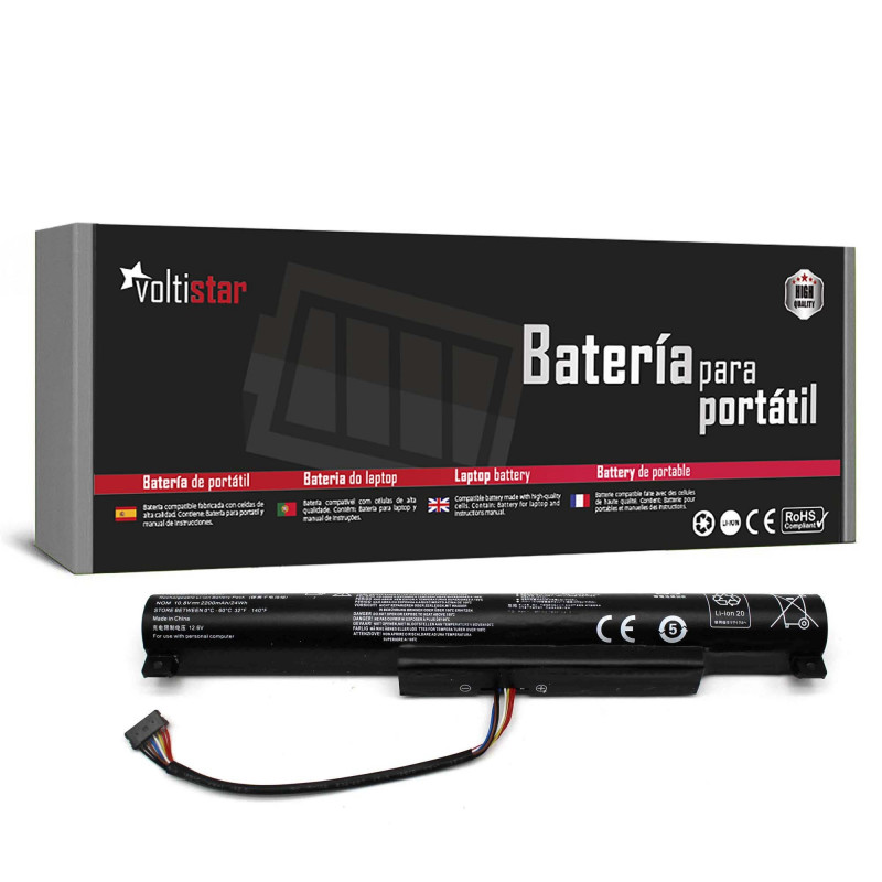 BATERÍA PARA PORTÁTIL LENOVO ESSENTIAL B50-10 (80QR) IDEAPAD 100-15IBY L14C3A01 L14S3A01