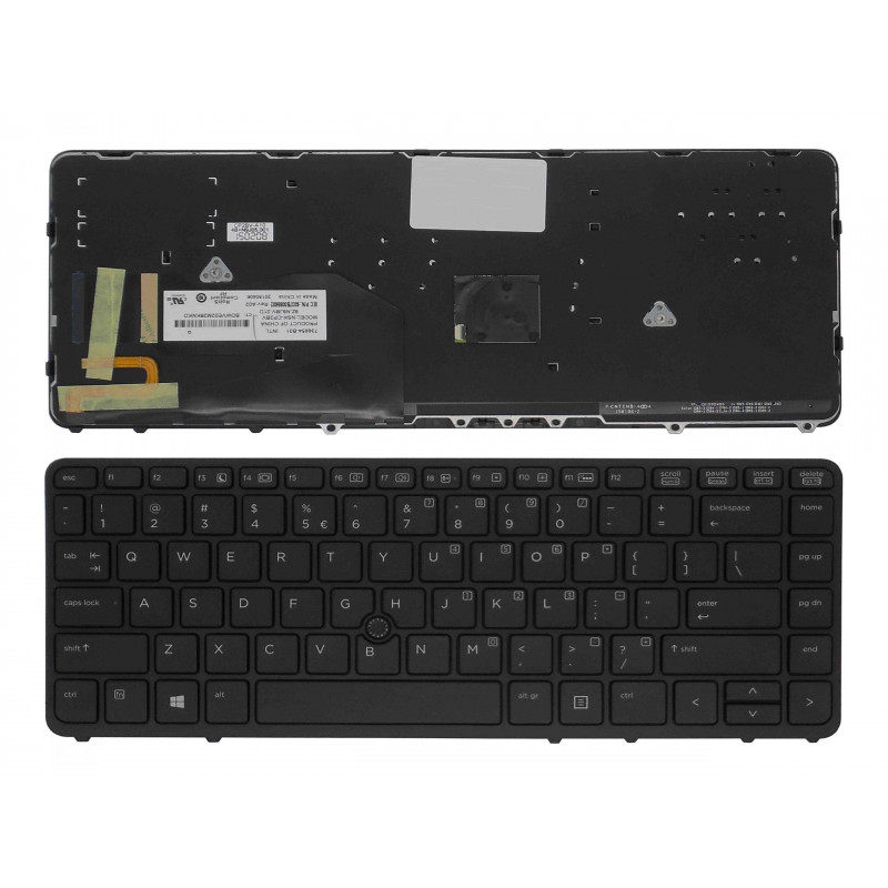 TECLADO PARA PORTÁTIL HP ELITEBOOK 840 G1 850 G1 INGLÉS