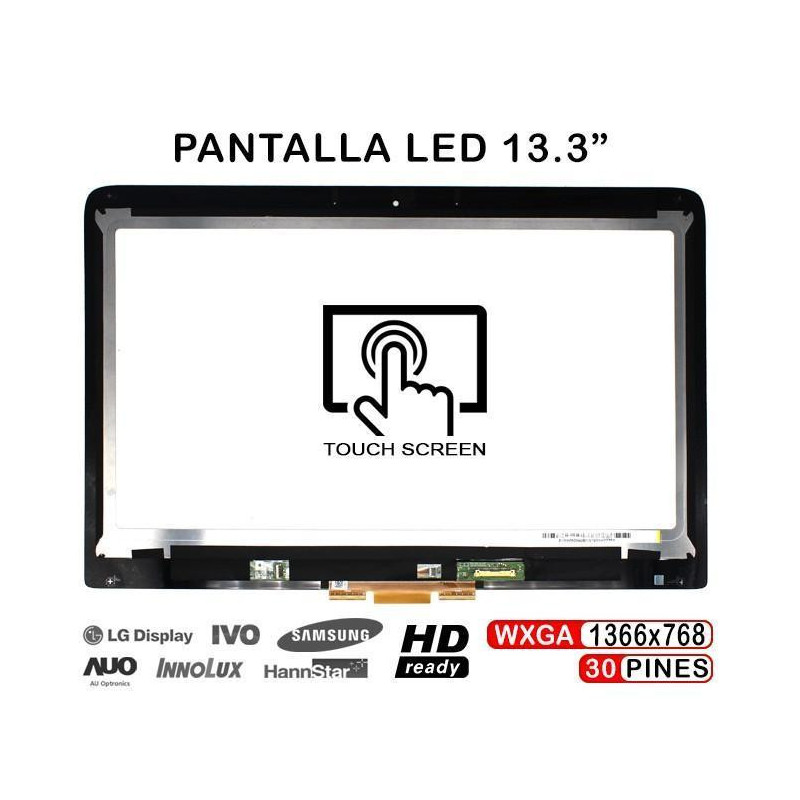 PANTALLA 13.3" CON TÁCTIL PARA PORTÁTIL HP PAVILION X360 13-S021 LP133WH2(SP)(B2)