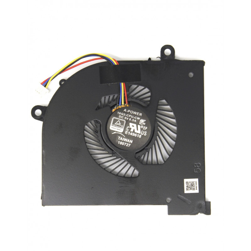 VENTILADOR PARA PORTÁTIL MSI GS65 GS65VR MS-16Q2 BS5005HS-U2L1 BS5005HS-U2F1