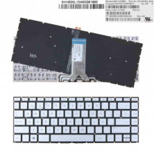 TECLADO RETROILUMINADO PARA PORTÁTIL HP PAVILION 14-BS 14-BS000 14-BS100 14-BS500 PLATA SIN MARCO INTRO PEQUEÑO