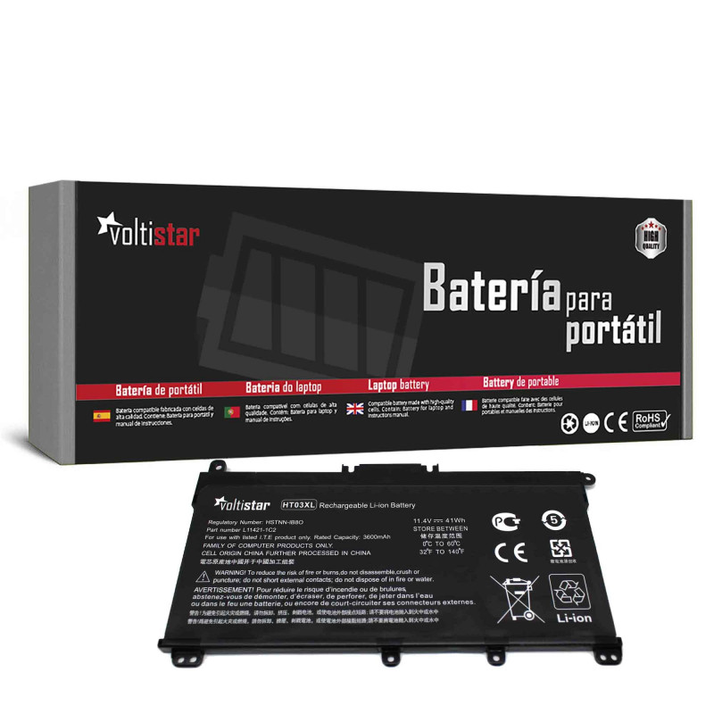 BATERÍA PARA PORTÁTIL HP 14-CE 14-CF 14-CK 14-CM 14-DG 14-DF HT03XL