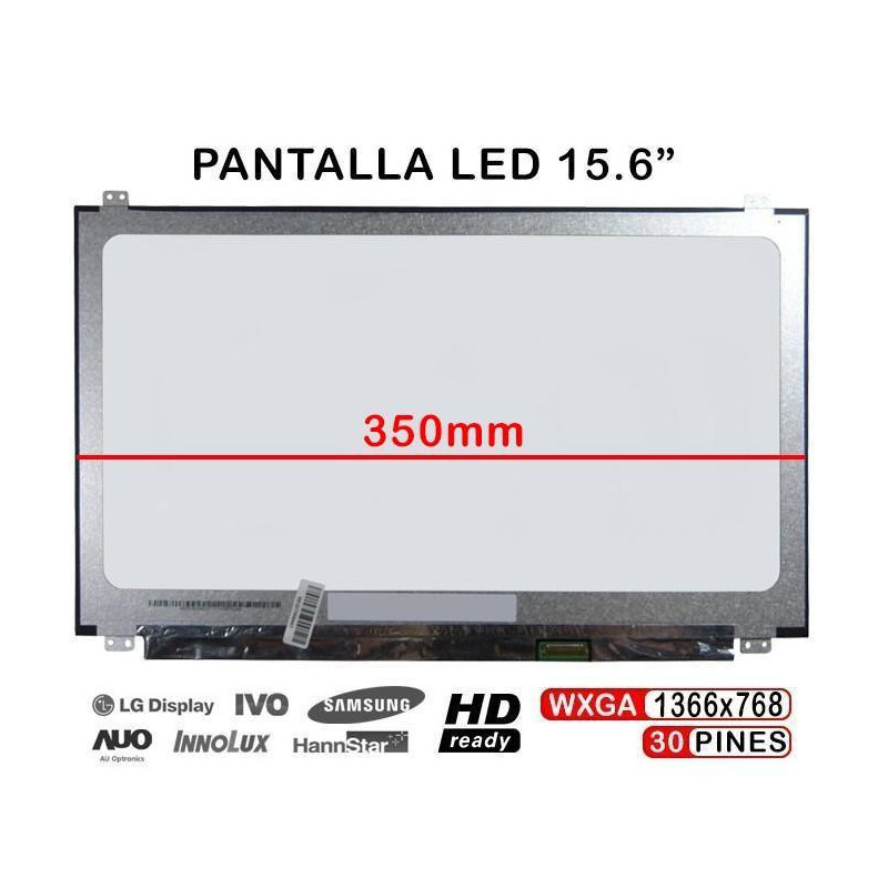 PANTALLA LED DE 15.6" PARA PORTÁTIL LENOVO NT156WHM-N45 V8.0 5D10M42874