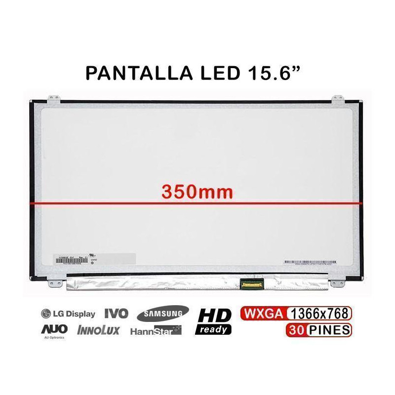 PANTALLA 15.6" PARA PORTÁTIL N156BGA-EA3 NT156WHM-N45 V8.1 N156BGA-EA3 REV.C1