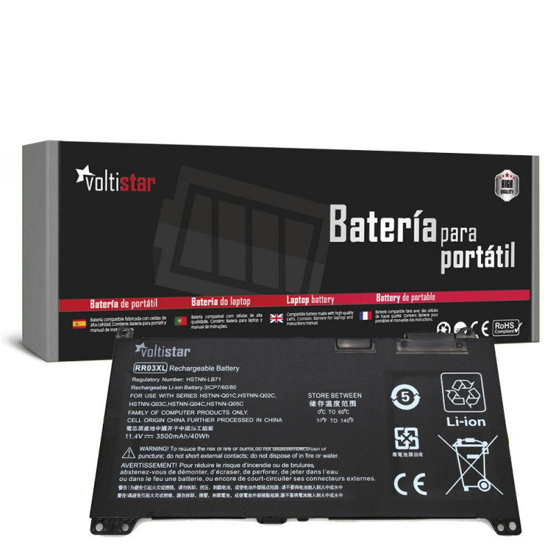 BATERÍA PARA PORTÁTIL HP RR03XL RRO3 RRO3XL RR03048XL-PR