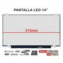 PANTALLA LED DE 14" PARA PORTÁTIL NT140WHM-N44 NT140WHM-N44 V8.0 315MM