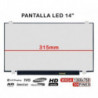 PANTALLA LED DE 14" PARA PORTÁTIL NT140WHM-N44 NT140WHM-N44 V8.0 315MM