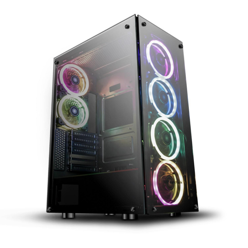 CAJA GAMING PARA ORDENADOR DE SOBREMESA DARKFLASH PHANTOM ATX MICRO-ATX