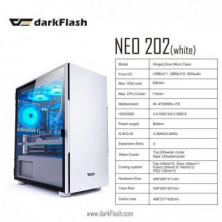 CAJA GAMING PARA ORDENADOR DE SOBREMESA DARKFLASH NEO 202 COLOR BLANCO M-ATX ITX