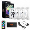 VENTILADOR GAMING DARKFLASH CF8 PRO PACK 3 120MM LED RGB PARA CAJA DE ORDENADOR