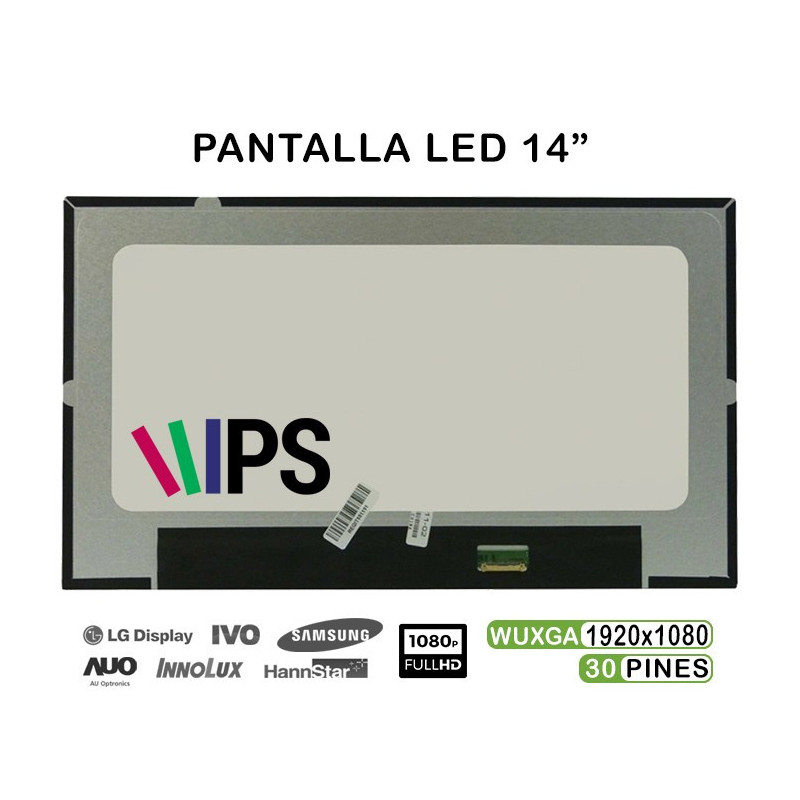 PANTALLA LED DE 14" PARA PORTÁTIL DELL LATITUDE 5400 IPS FHD 30 PINES