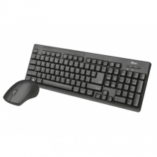 Trust ZIVA Teclado + Ratón inalámbrico Negro, Nuevo