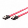 Gembird Cable De Datos 0.50m Sata III Con Clip Seguridad, Nuevo