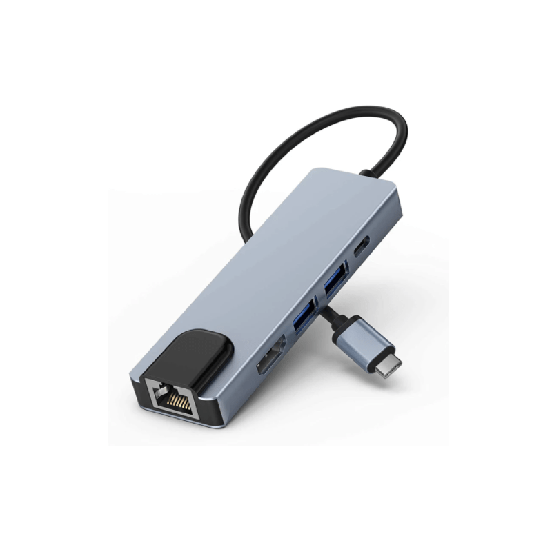 HUB USB 3.0 Tipo C HDMI, Gigabit, LAN, Ethernet, para Macbook y Dell, USB-C, Nuevo