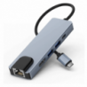 HUB USB 3.0 Tipo C HDMI, Gigabit, LAN, Ethernet, para Macbook y Dell, USB-C, Nuevo