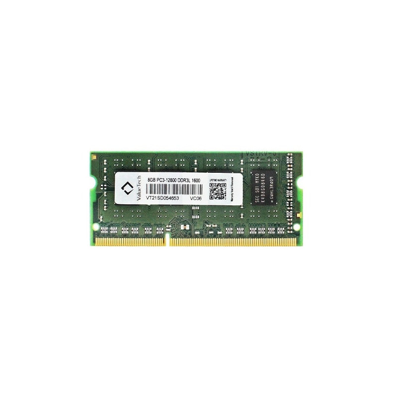 Valuetech 8GB SO DIMM DDR3L 1600MHz PC3-12800, Nuevo