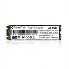 SSD Valuetech 256GB M.2 NVMe 2280, Nuevo