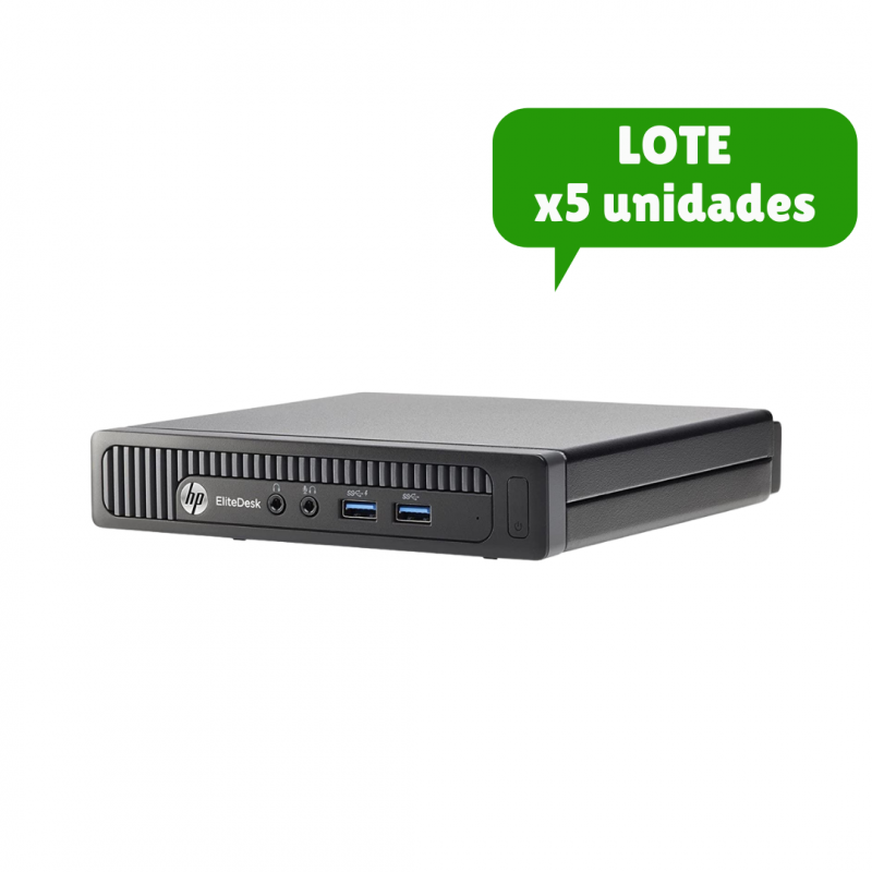 Lote 5x HP EliteDesk 800 G1 Mini, i5 4570T, 8GB, SSD 128GB, WiFi, A+