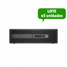 Lote 5x HP EliteDesk 800 G2 SFF, i5 6500, 8GB, SSD 256GB, WiFi, A+