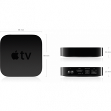 ¡¡OUTLET!! Apple TV (3th Gen, A1469), Negro