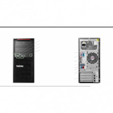 Lenovo Thinkstation P310 MT Xeon E3 1220 v5, 16GB, SSD 180GB, NVIDIA Quadro K4200 4GB, WiFi, A+