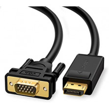 Nanocable Conversor Displayport a VGA 2M M/M Negro