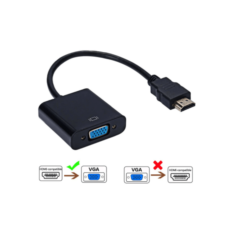 Convertidor HDMI a VGA Digital a analógico HD 1080P Adaptador HDMI-VGA , Nuevo