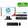 Pack Teletrabajo Monitor 22" + Sobremesa Mini PC  i5 9500T + Teclado + Ratón, WiFi