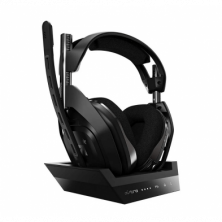 Astro A50 Wireless + Estación Base para PS4/PS5/PC/Mac, Negro, Km0