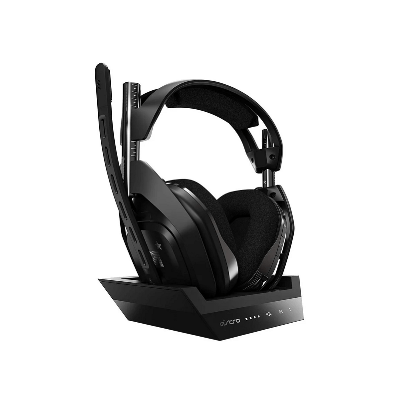 Astro A50 Wireless + Estación Base para PS4/PS5/PC/Mac, Negro, Km0