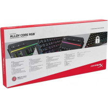 GAMING HyperX Alloy Core RGB, Negro, Nuevo