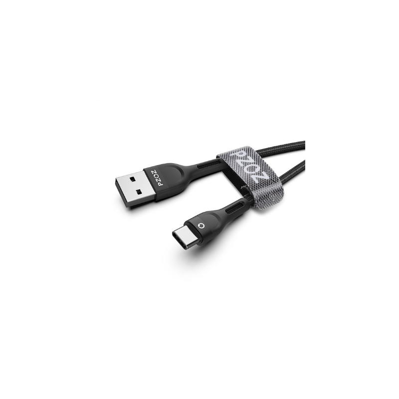 Cable USB Tipo C 1M 3A PZOZ Carga rápida Quick Charge Aluminio