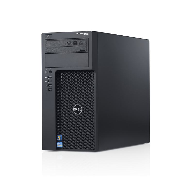 Dell Precision T1700 MT Xeon E3 1240 v3, 16GB, SSD 256GB + HDD 500GB, NVIDIA Quadro K600 1GB, WiFi, A+