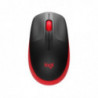 Ratón Logitech M190 Wireless Inalámbrico Rojo, Km0 Caja Original