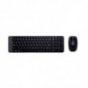 Teclado + Ratón Logitech MK220 Inalámbrico Wireless, Negro, Nuevo