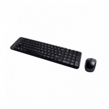 Teclado + Ratón Logitech MK220 Inalámbrico Wireless, Negro, Nuevo