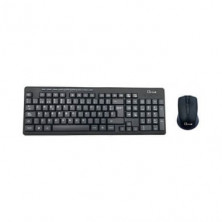 Teclado + Ratón L-Link LL-KB-555-WCOMBO Wireless Negro, Nuevo