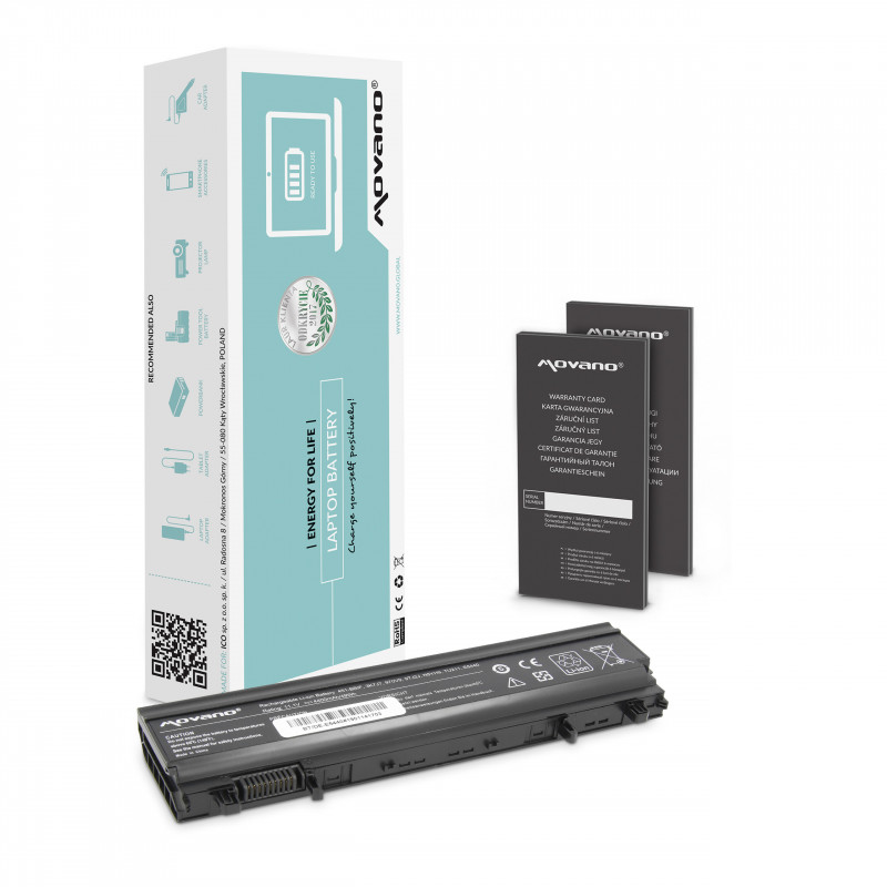 Movano Batería para Dell Latitude E5440, E5540 (4400mAh) / 11.1V (10.8V) 4400 mAh