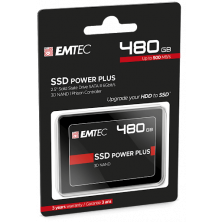 Disco EMTEC SSD 480GB X150 SATA III 2,5" hasta 535 MB/s, Nuevo