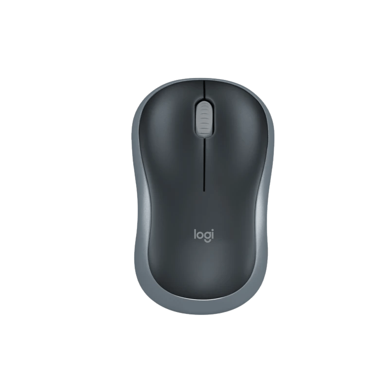 Ratón Logitech M185 Wireless Inalámbrico Negro Gris, Nuevo