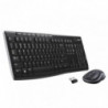 Teclado + Ratón Logitech MK270 Inalámbrico Wireless, Negro, Nuevo