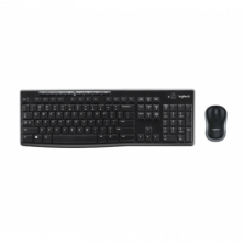 Teclado + Ratón Logitech MK270 Inalámbrico Wireless, Negro, Nuevo