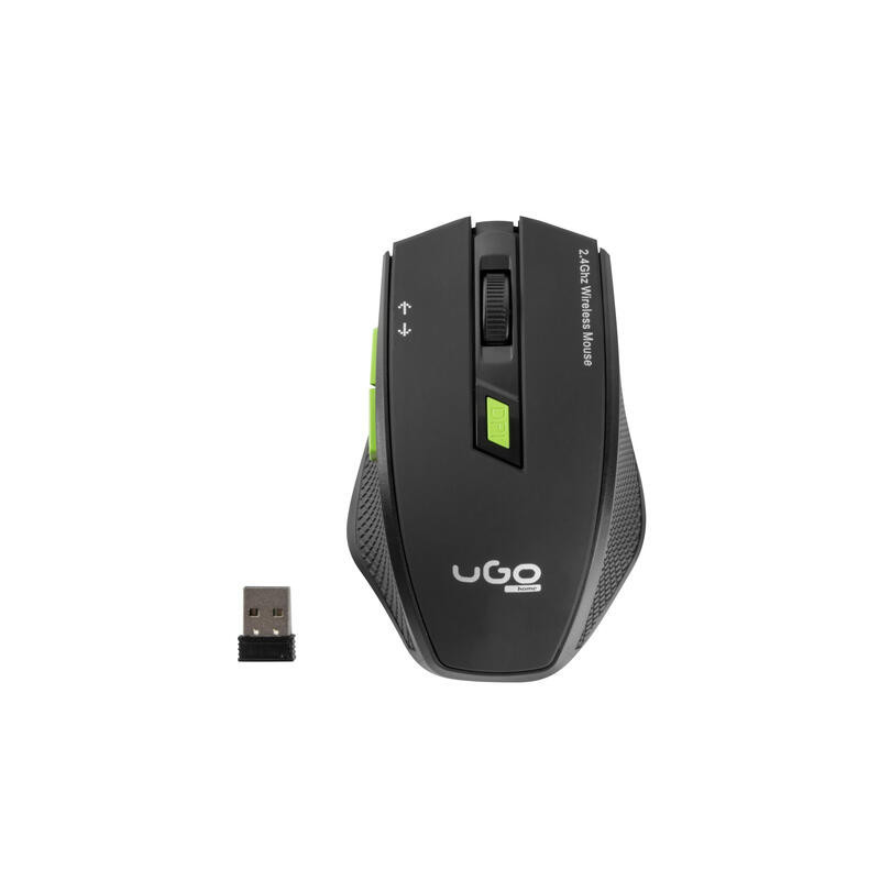 GAMING Ratón Ugo Office MY-04 Inalámbrico Wireless Negro, Nuevo