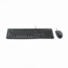 Teclado + Ratón Logitech MK120 Cableado, Negro, Nuevo