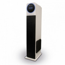 Talius altavoz torre Nina 60W con bluetooth, radio FM, USB, SD y mando a distancia blanco