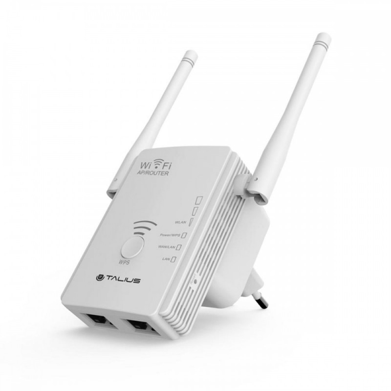 Talius redes router/ repetidor/ AP 300Mb 2 antenas REP-3002-ANT