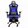 Silla Gaming Talius  Caiman v2  negra/azul, reposapies, 4D, Frog